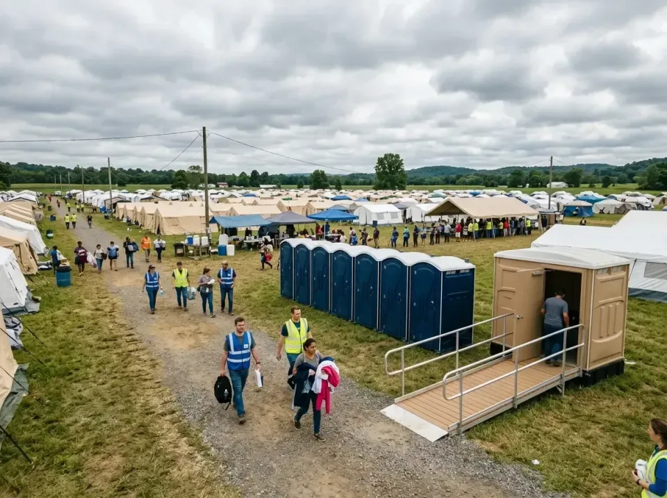 disaster-relief-camp-restrooms-010 — frequently asked questions, Dumpster & Portable Bathrooms Rental in Madison Heights, VA